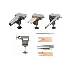 Bench Anvil Combo Kit - Round Bracelet and Ring Mandrels, Anvil, V Slot Bench...