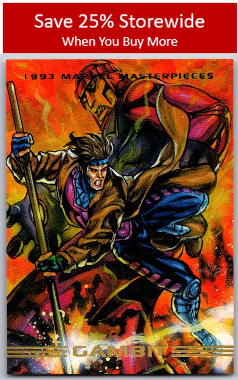 Gambit 1993 SkyBox Marvel Masterpieces #31