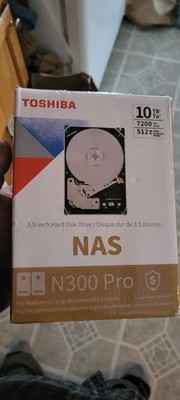 Toshiba N300 Pro 10 TB Hard Drive - 3.5'' Internal - SATA (SATA/600) - NAS Device