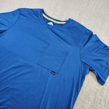 Outdoor Afro X Rei Co Op Shirt Men Large Blue Performance Quick Dry Hiking Gorp