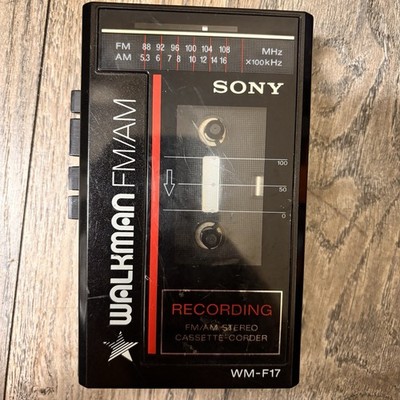 Sony Walkman WM-F17 AM/FM Radio Cassette Recorder WORKS But Need BELT - READ