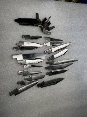 26 Circle Remington UMC Blades 18 Full Blades 8 Good Tangs Repair Pocket Knives