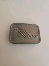Rare Vintage Grassetto Incisa Coal Mining Belt Buckle Made In USA