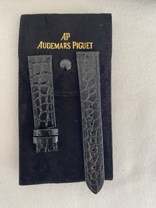 Audemars Piguet Black Leather 18mm Watch Strap Band Old Stock