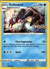 Golisopod 026/078 Pokemon GO Pokemon TCG NM Holo