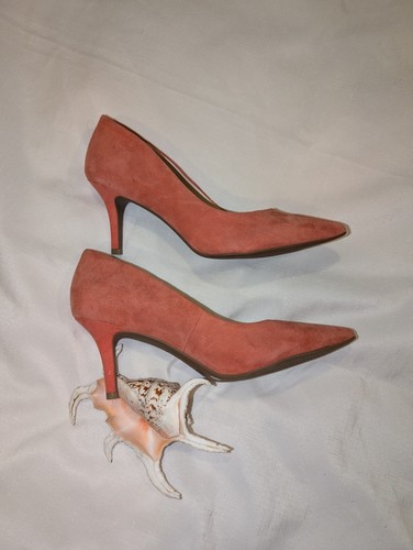 Alfani Step Flex Suede Pumps Coral Color Style name JEULES Size 8W - Picture 3 of 11
