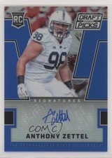2016 Panini Prizm Collegiate Draft Picks Blue Anthony Zettel #236 Auto 0c2