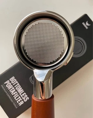 Knodos Bottomless 54mm Portafilter - Premium Expresso Tools