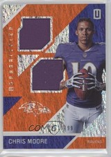 2016 Panini Unparalleled RPS Rookie Materials Dual /199 Chris Moore #RM-CM 0o9