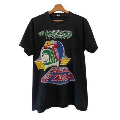 The Meteors - The Law Of Zorch 1989 Tour Black Short Sleeve T shirt NH28365