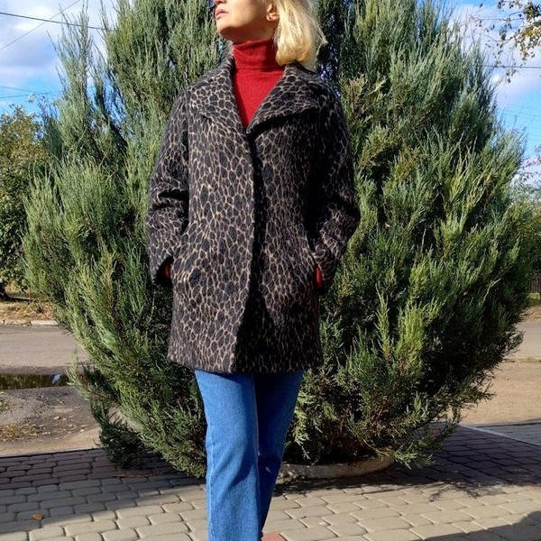 Women Karen Millen Coat Beige Alpaca 34