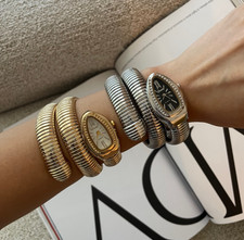 NWT Women Luxury Snake WristWatch, Quartz Movement Snake Watch US Seller