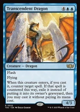 Transcendent Dragon 0022 Non Foil Rare Tarkir Dragonstorm Commander MTG NM