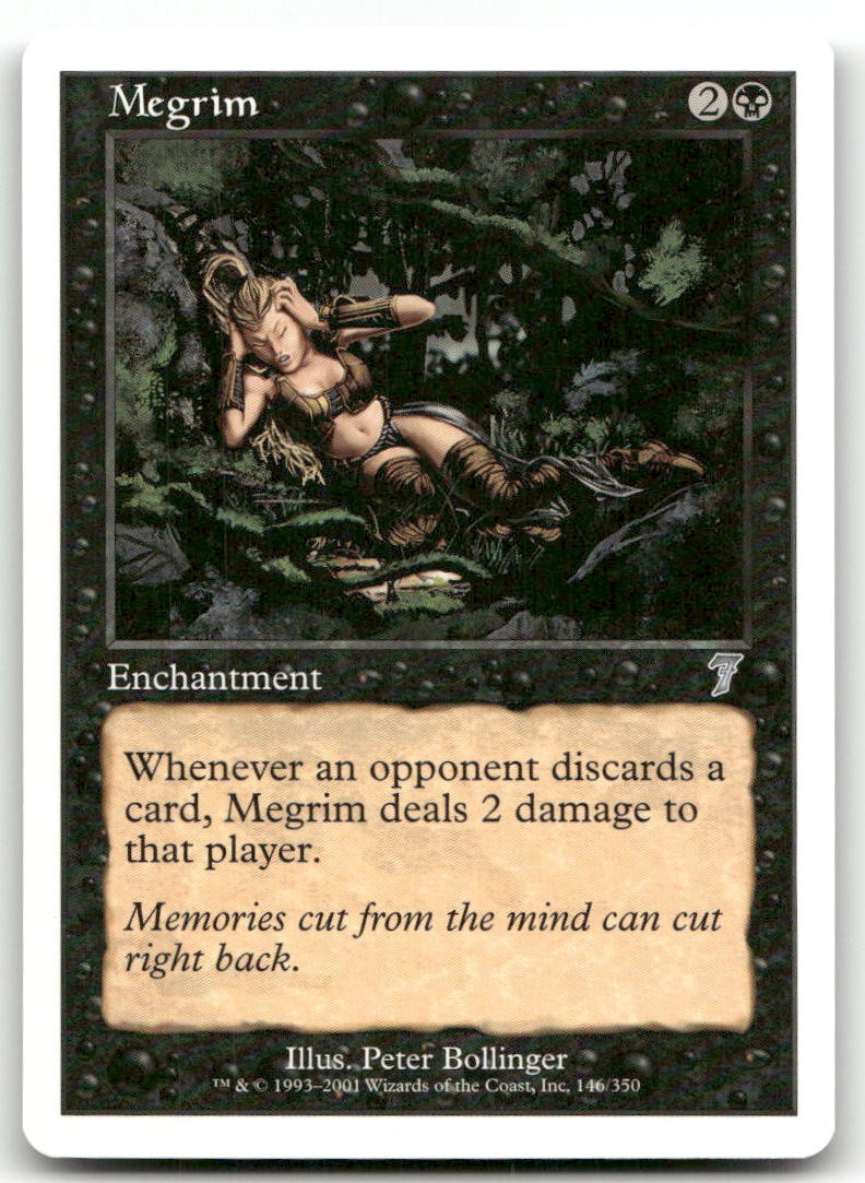 Megrim #146 (LP) 7th Edition 7ED Magic MTG