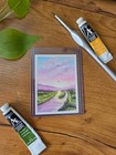 ACEO watercolor painting. Original Landscape — photo 6