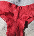Victoria Secret Red Floral Cheeky Panty Size XS "NWT" — photo 3