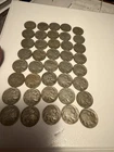 40 pc Roll Of Dated Buffalo Nickels & 40 pc Roll 'No Date' Buffalo Nickels
