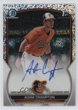 2023 Bowman Chrome Prospect Speckle Refractor 179/299 Adam Crampton Auto b8h