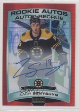 2019-20 O-Pee-Chee Platinum Rookie Autos Red Prism 26/50 Zach Senyshyn Auto fu2