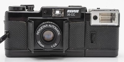Revue 35CC Miniaturkamera Compact Camera + Revue Tron 12 Blitz