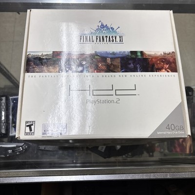 Sony PlayStation 2 PS2 40GB HDD Hard Disk Drive complete with manuals, FFXI game