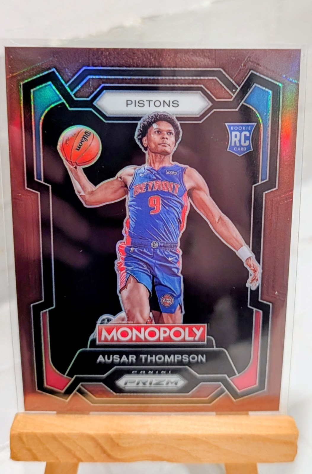 2023-24 Prizm Monopoly Ausar Thompson Bronze Prizm /249 Pistons RC #27 🔥