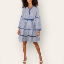 NEW RAGA Delphina Belted Dress Large