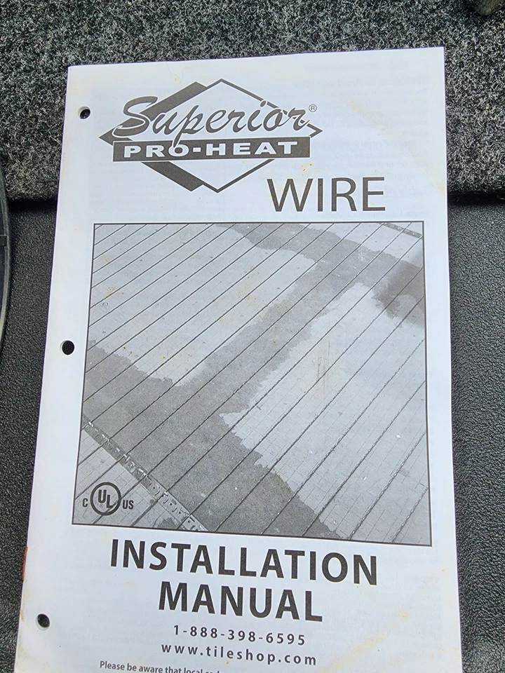 Watts Radiant Superior Pro-Heat Floor Warming Cable - 50 SqFt - Image 4 of 4