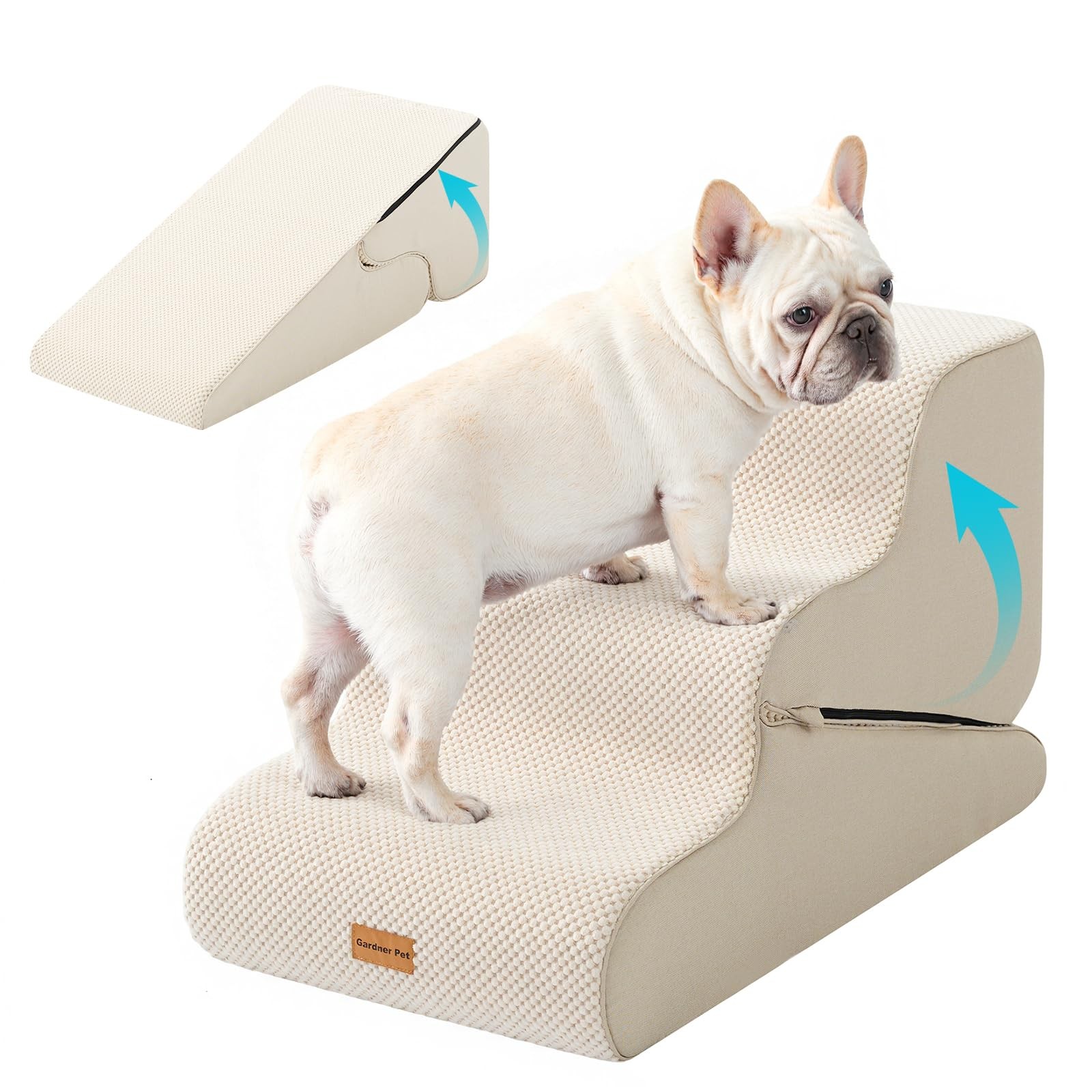 Gardner Pet Scala per Cani Piccoli: Scaletta 3 Gradini per Divano e Letto