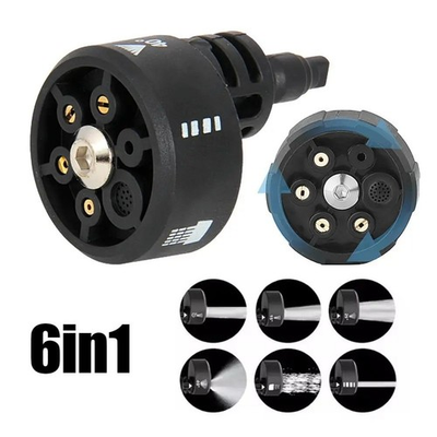 #ad 1Pc High Pressure Washer Nozzle Tips 6 in 1 Adjustable for Power Washer 1 4 Inch $6.34