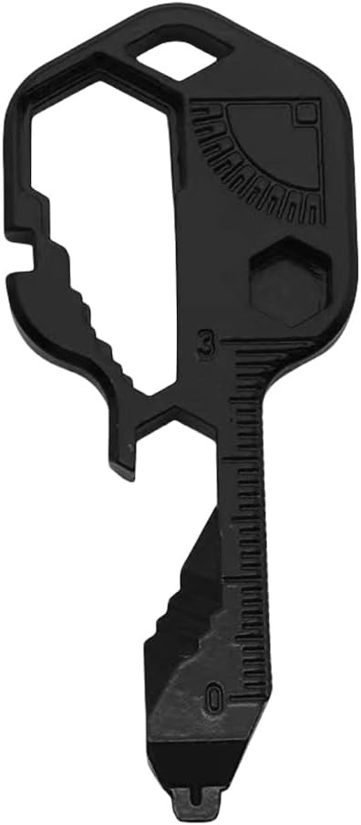 16-in-1 Multi-Tool with Bottle Opener & Ruler in Sleek Black