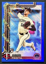 David Festa (RC Blue Metallic) & Byron Buxton (Refractor + Silver Glitter) + MIN