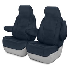 For Pontiac Grand Am 92-98 Polycotton Drill 1st Row Navy Blue Custom Seat Covers