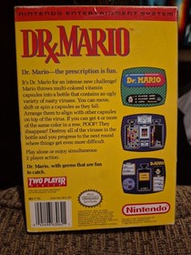Dr Mario (Nintendo Entertainment System NES , 1990) Complete in Box - Tested