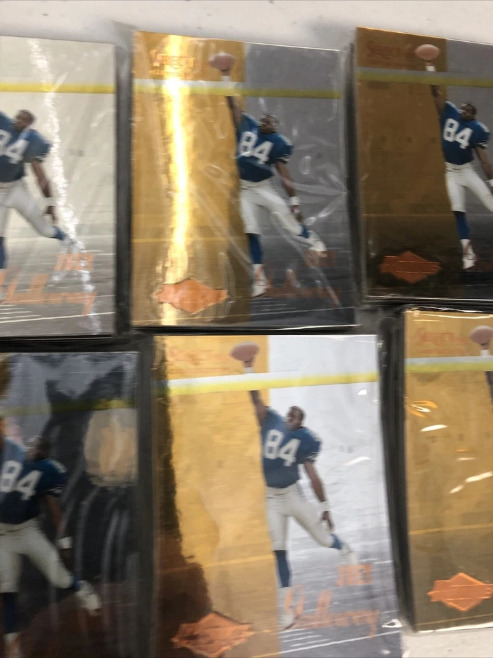 136-1995 Select Certified Gold Seahawks Football Cards #135 Joey Galloway - Image 3 of 4