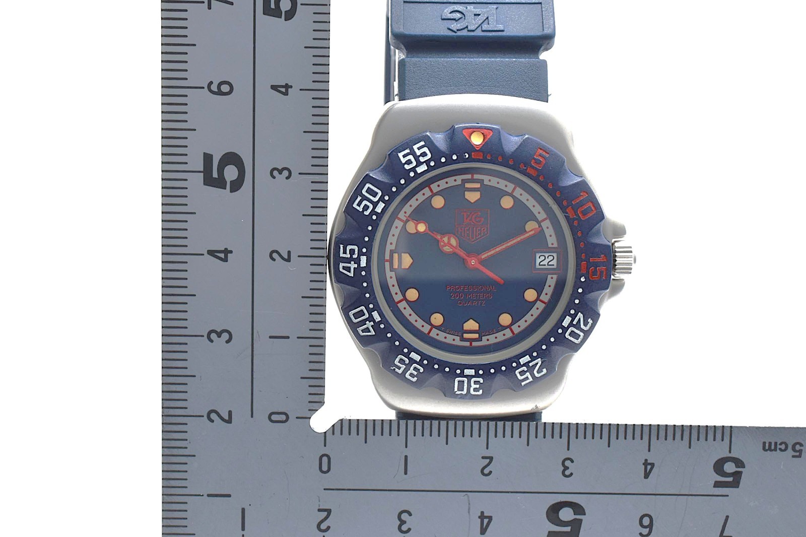 [Near MINT] TAG Heuer Formula 1 WA1210 Blue Dial 34mm Diver Quartz Men’s Watch image 3