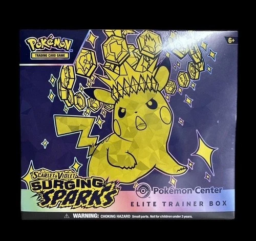 Pokemon TCG - Surging Sparks Pokemon Center - Elite Trainer Box - Sealed ETB