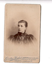 7458- CDV * Damenporträt * Hamburg um 1900