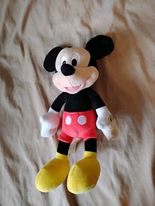 Walt Disney Mickey Mouse Stuffed Plush 6" Just Play Pre-owned 
