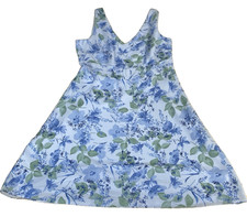 NEW Ann Taylor Factory Fit & Flare Dress Sz 14 Sleeveless Floral Size Zip Spring
