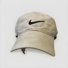 Nike Men's Golf Dri-Fit Tennis Hat Cap Strapback Activewear - White
