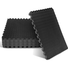 Puzzle Exercise Mat EVA Foam 24-120 sq ft Interlocking Floor Tiles Workout