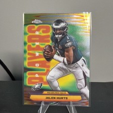 2025 Topps Chrome Jalen Hurts Power Players Philadelphia Eagles