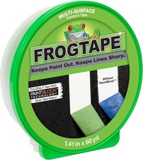 FrogTape Multi-Surface Painters Tape with 1 Roll, 1.41 x 60 Yds, Green