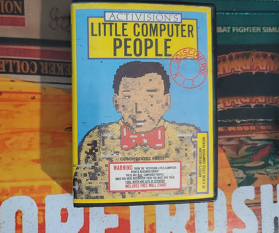 Little Computer People (Activision 1986) Commodore 64 (Tape, Box) 8-bit classic