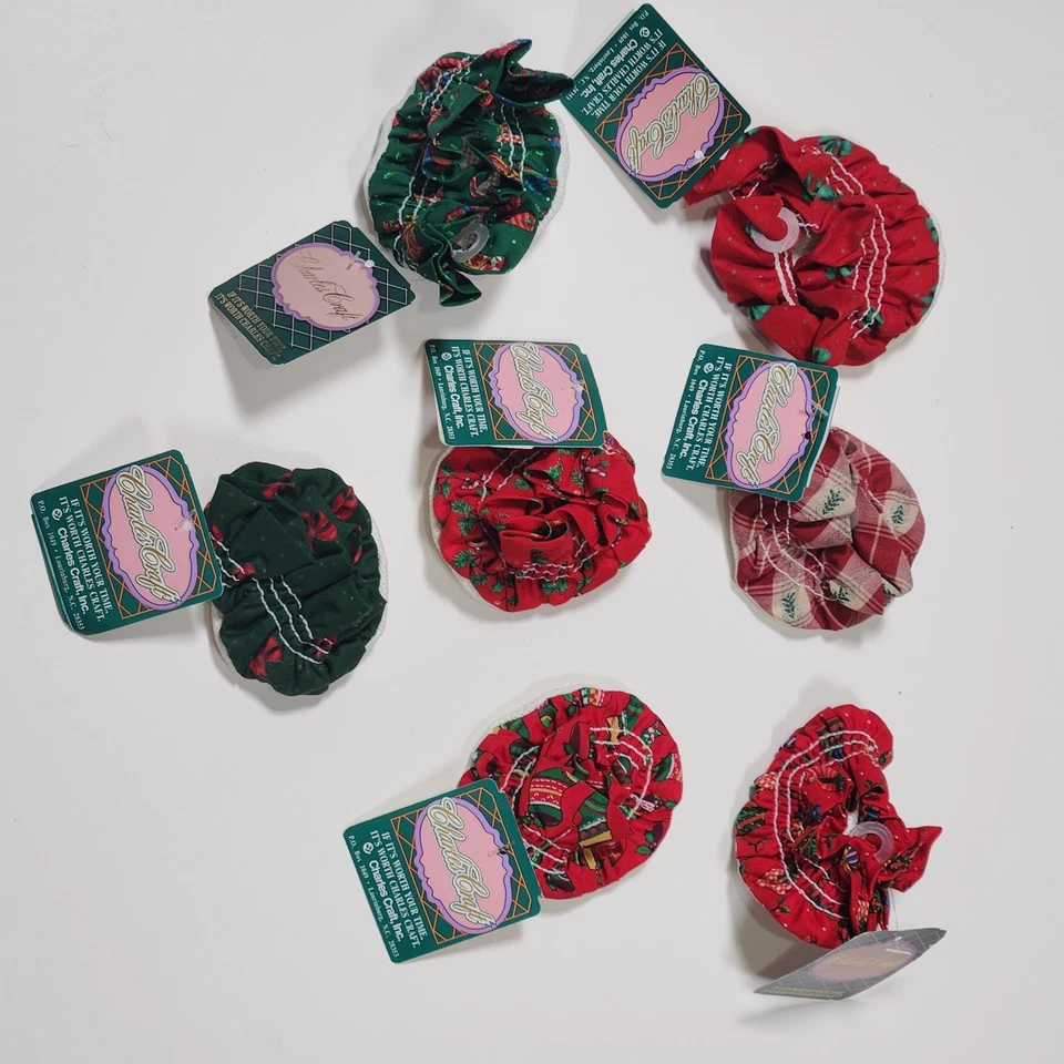 7 Charles Craft Jar Lid Cover Cotton Aida Top Christmas Ready to Cross Stitch 3' - Image 2 of 2