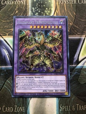 *** PREDAPLANT TRIPHYOVERUTUM *** SECRET RARE 1ST EDITION NM LDS3-EN076 YUGIOH!