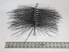 Silver Square Wire Chimney Sweep Pipe Cleaning Brush With Pull Ring