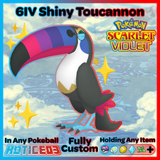 ✨Shiny Toucannon 6IV✨ Pokemon Scarlet & Violet 🚀Fast🚀 Indigo Disk DLC