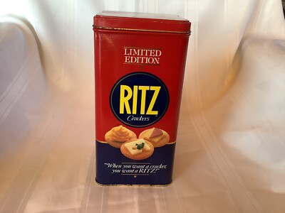 Vintage Nabisco Ritz Crackers Tin Limited Edition 1987